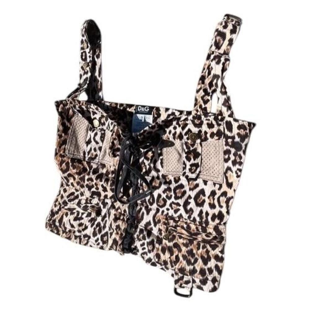 Dg cheetah print bustier